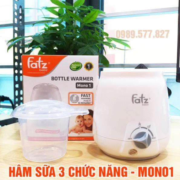 ( KIBO ) Máy hâm sữa fatz baby 3 chức năng mono 1 Hàn Quốc - hâm ủ sữa, hâm thức ăn , tiệt trùng bình sữa