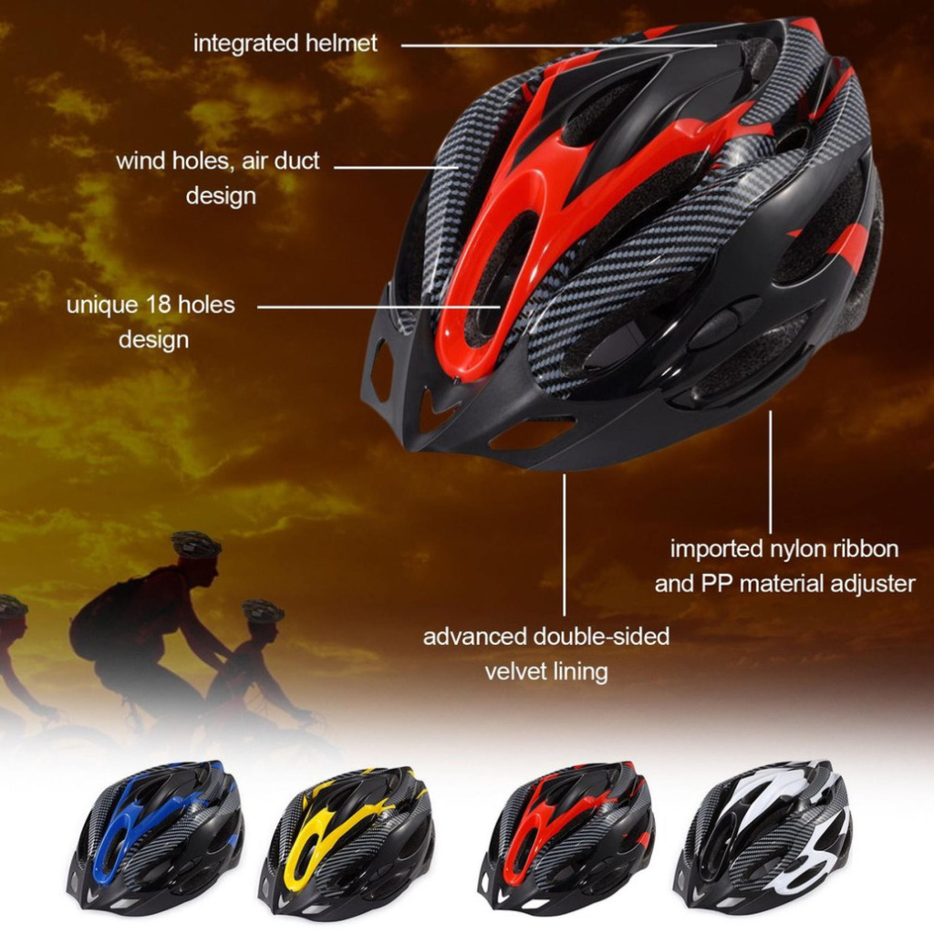 Xe Đạp WeSport Cho Nam Nữ, Mũ Bảo Hiểm Xe Đạp Địa Hình Đa Màu An Toàn MTB Siêu Nhẹ Tích Hợp Khuôn EPS + PC-168-GroceryVN