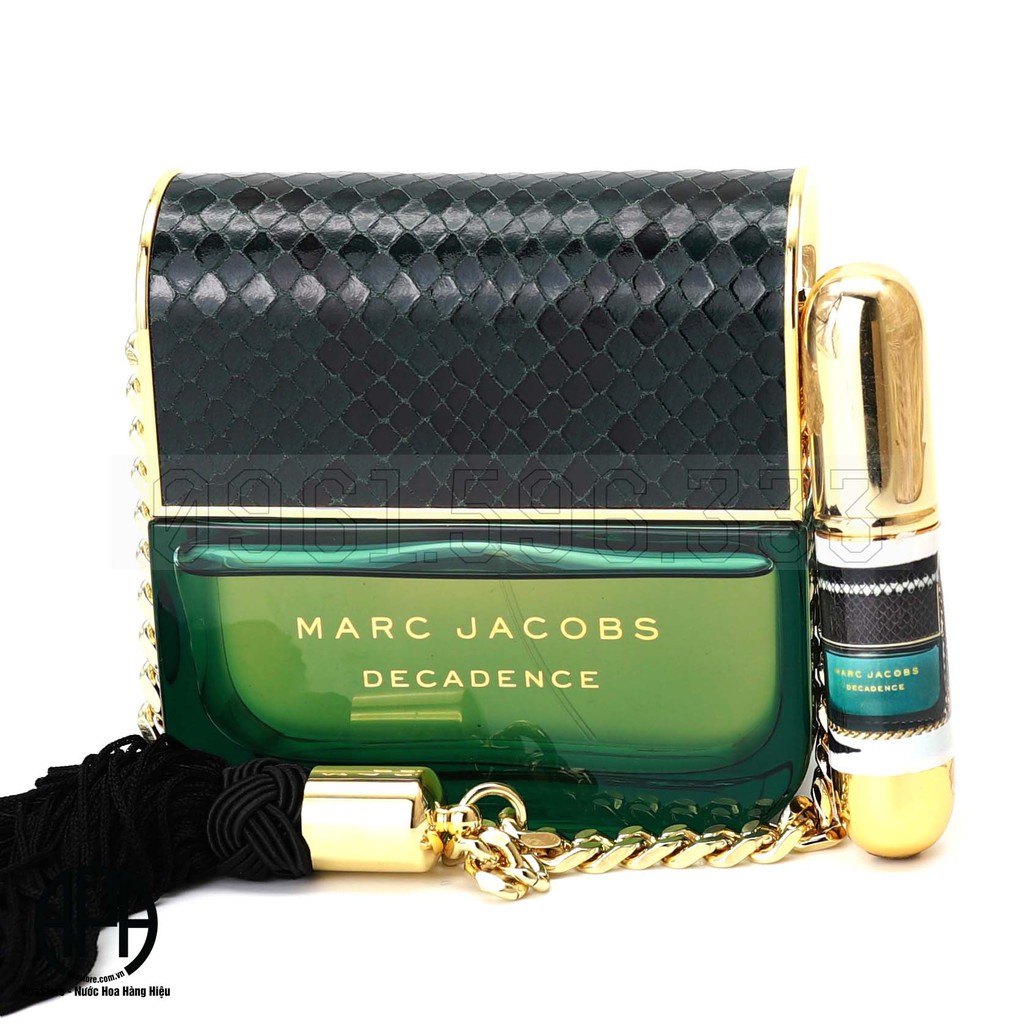 Nước Hoa Nữ 𝗠𝗮𝗿𝗰 𝗝𝗮𝗰𝗼𝗯𝘀 𝗗𝗲𝗰𝗮𝗱𝗲𝗻𝗰𝗲 EDP Túi Xách Xanh Đậm Điệu Đà Quyến Rũ Chai mini 10ml | BigBuy360 - bigbuy360.vn