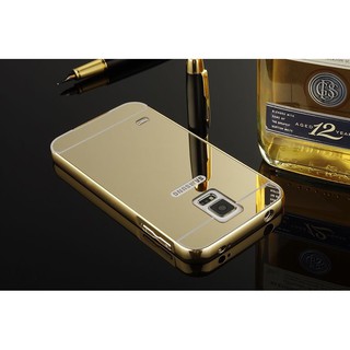 Ốp gương vàng Samsung Galaxy S5 Tặng kính cường lực