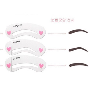 Sét 3 khuôn tạo chân mày hàn quốc