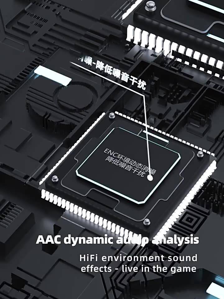 Tai nghe chơi game Bluetooth Lenovo LP6 Chống ồn thông minh Độ trễ thấp Tuổi thọ pin dài Bluetooth không thấm nước 5.0 | BigBuy360 - bigbuy360.vn