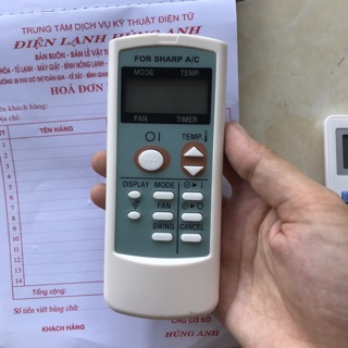 Khiển điều hoà máy sharp(tốt)