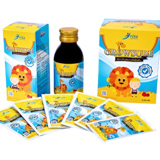 Growsure Enhanced - Siro Giúp Trẻ Ăn Ngon, bổ sung dưỡng chất giúp Tăng Sức Đề Kháng, phát triển não bộ