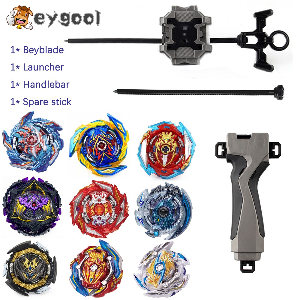 Bộ đồ chơi con quay kim loại Beyblade B180 B181 B179 B172 B17163 với 30 kiểu (có bán lẻ tay cầm và thanh quay)