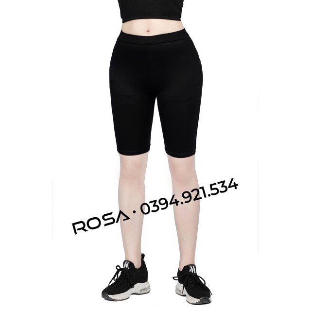 Quần Legging Lửng Nữ Nâng Mông, Legging Ngố chất liệu Cotton Siêu Co Giãn | BigBuy360 - bigbuy360.vn