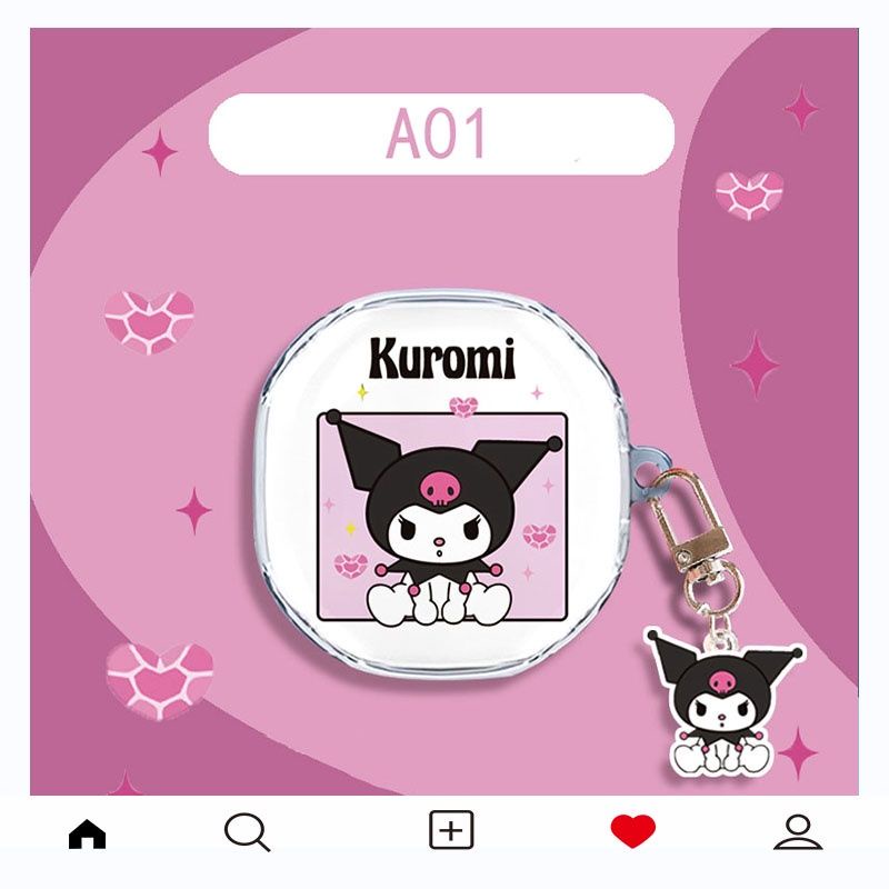 Case cho tai nghe bluetooth Baseus WM02 hoạ tiết dễ thương