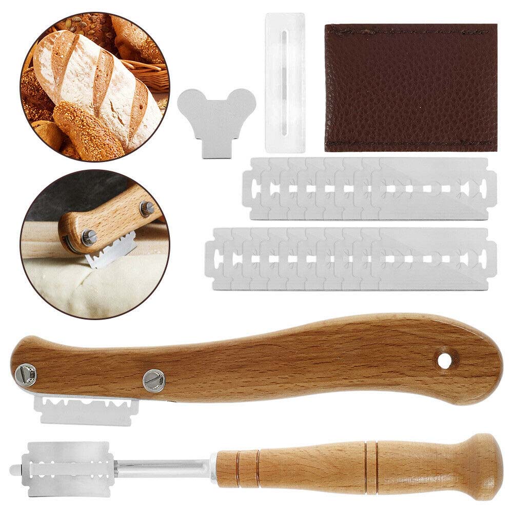 Bread Arc Scoring Knife Cutter With 20 Replaceable Blades