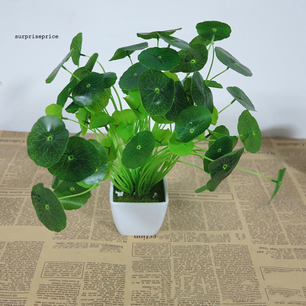 Lá Sen Nhân Tạo Trang Trí Bể Cá / Văn Phòng