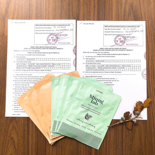 Mặt nạ dưỡng trắng da Miung Lab