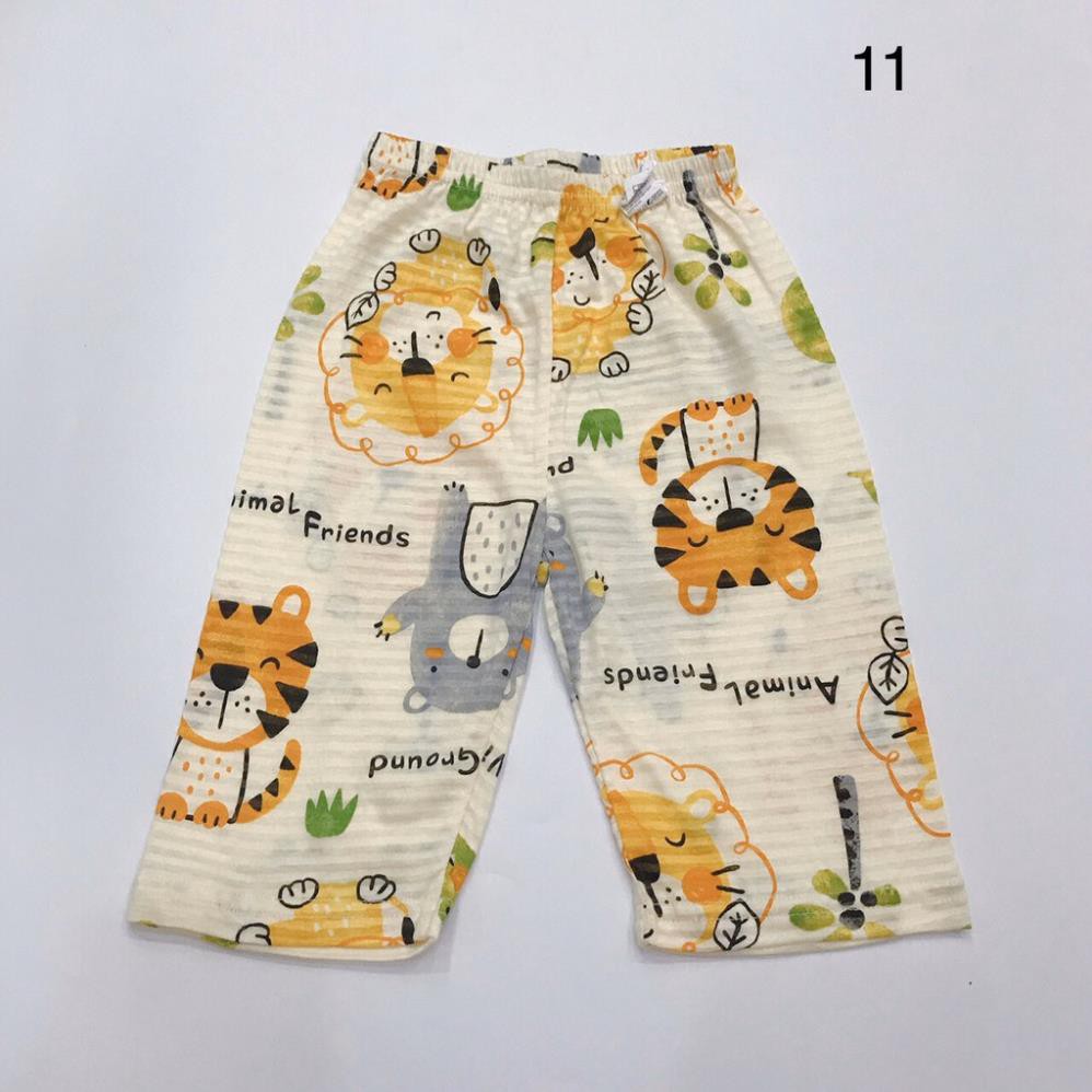 [Organic cotton] Quần lửng cotton giấy May-kids xuất Hàn size 90 (11-12kg)