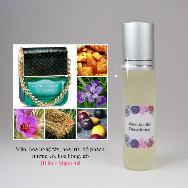 Tinh Dầu Nước Hoa Pháp Decadence by Marc Jacobs