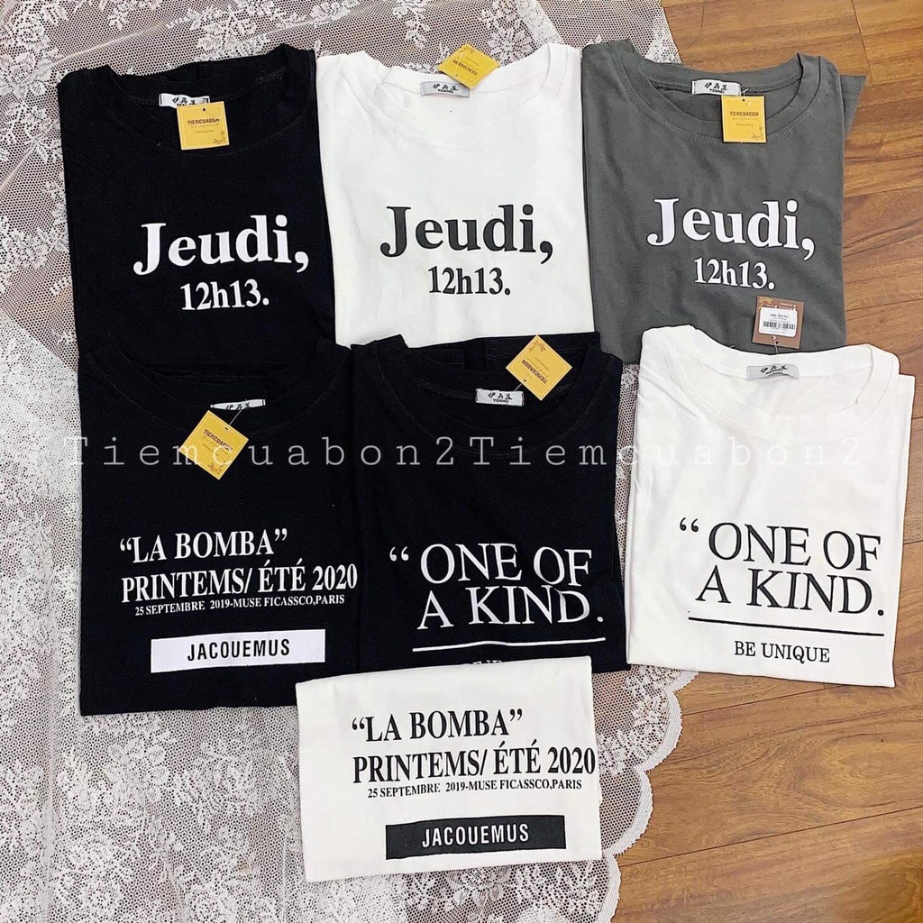 Áo phông UNISEX 50 mẫu QUẢNG CHÂU SIÊU ĐẸP cotton 100%