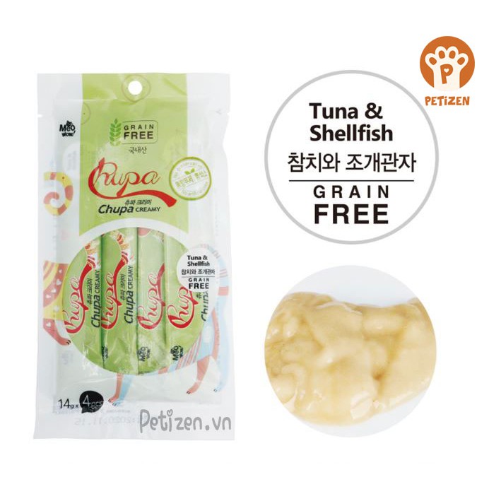 Súp dinh dưỡng cho Mèo - Chupa Creamy - Petizen