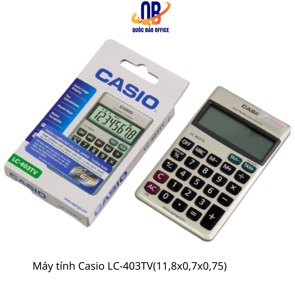 Máy tính Casio LC 403TV chính hãng - máy tính bỏ túi - 1 chiếc