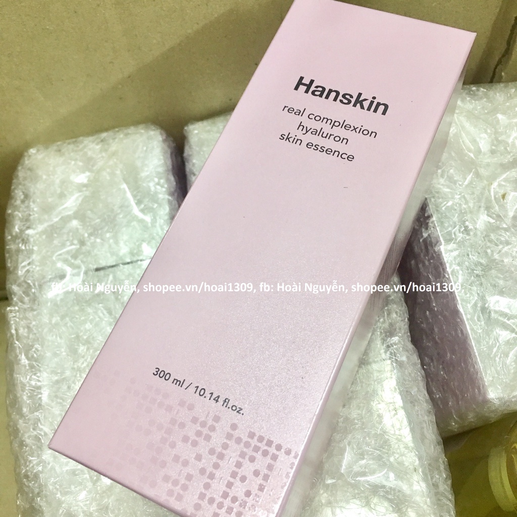 [Kèm bill] Nước thần Hanskin Real Complexion Hyaluron Skin Essence 300ml | BigBuy360 - bigbuy360.vn