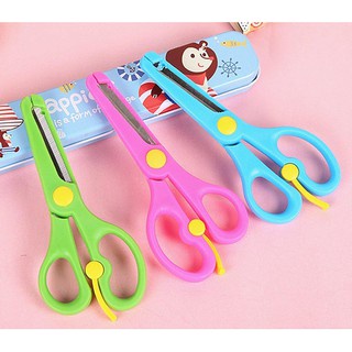 Kéo thủ công an toàn cho học sinh tiểu học - kéo cắt giấy cho bé - văn phòng phẩm - HOKAMI STORE