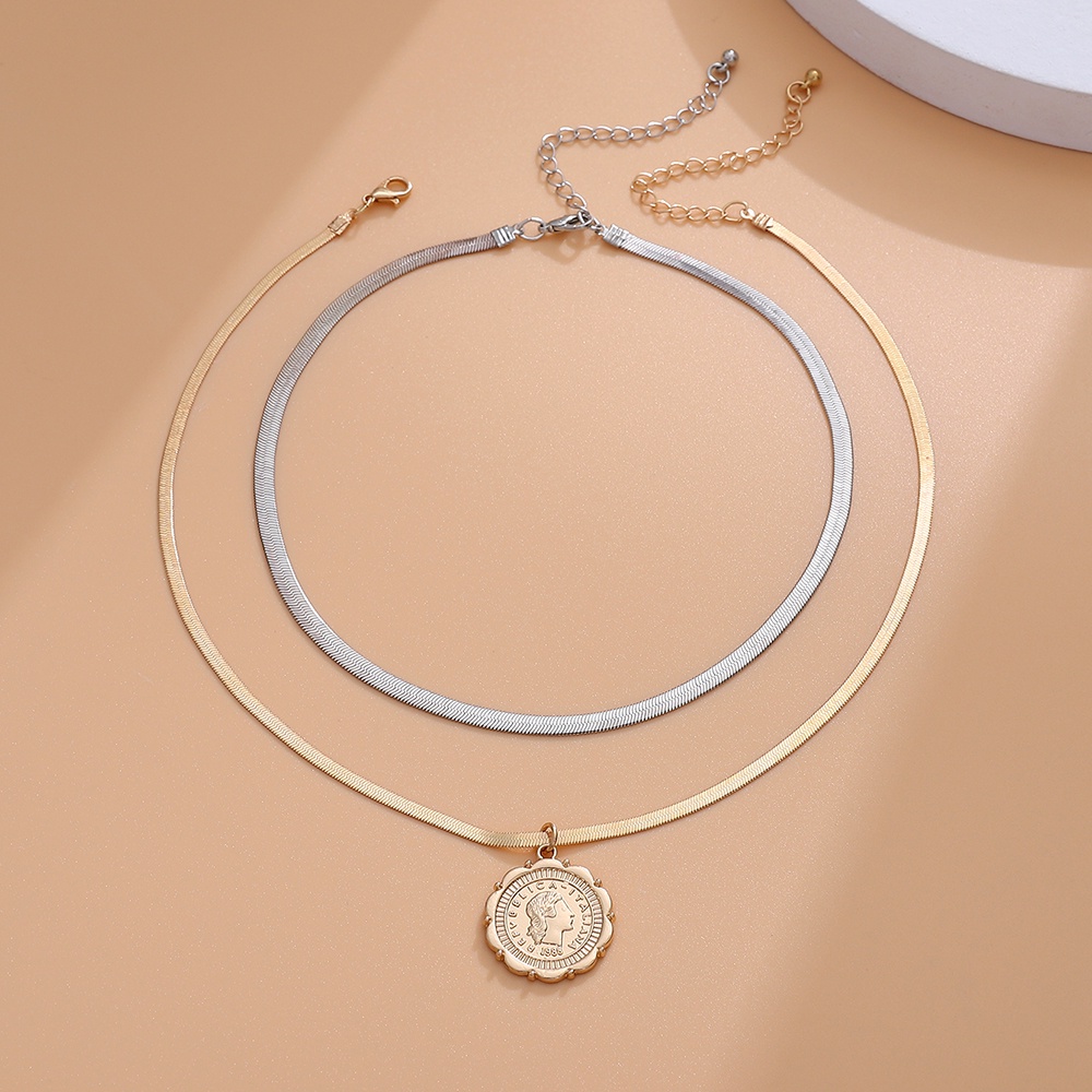 Set 2 Vòng cổ Nhiều Lớp Phong Cách boho Thời Trang Cho Nữ