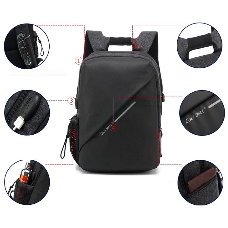 Balo laptop chính hãng coolbell CB-7007 có bảo hành 3 năm