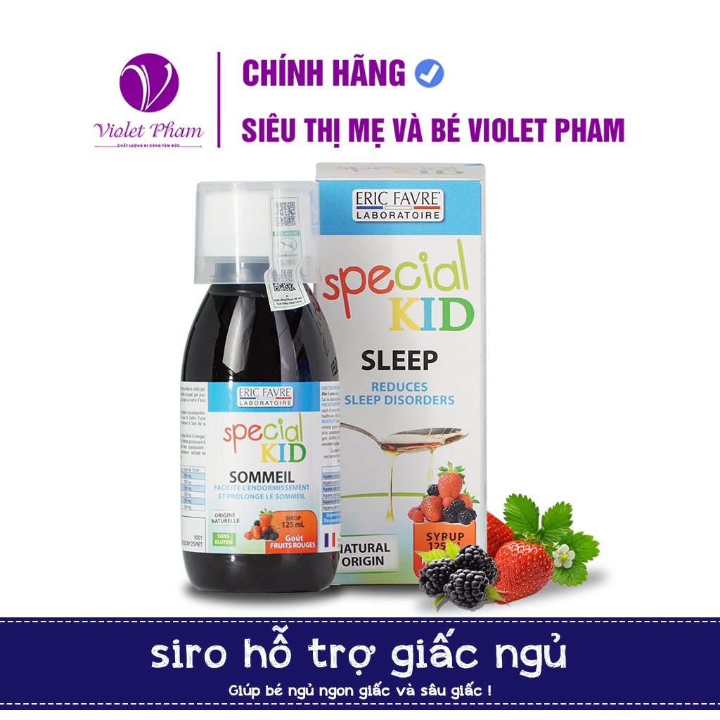 Siro giúp bé ngủ ngon Special Kid Sommeil 125ml - Violetpham