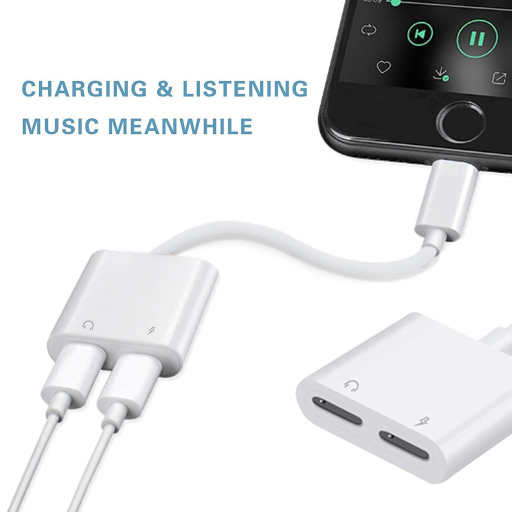 [Rẻ vô địch] Cáp chia cổng iphone #phukienno1