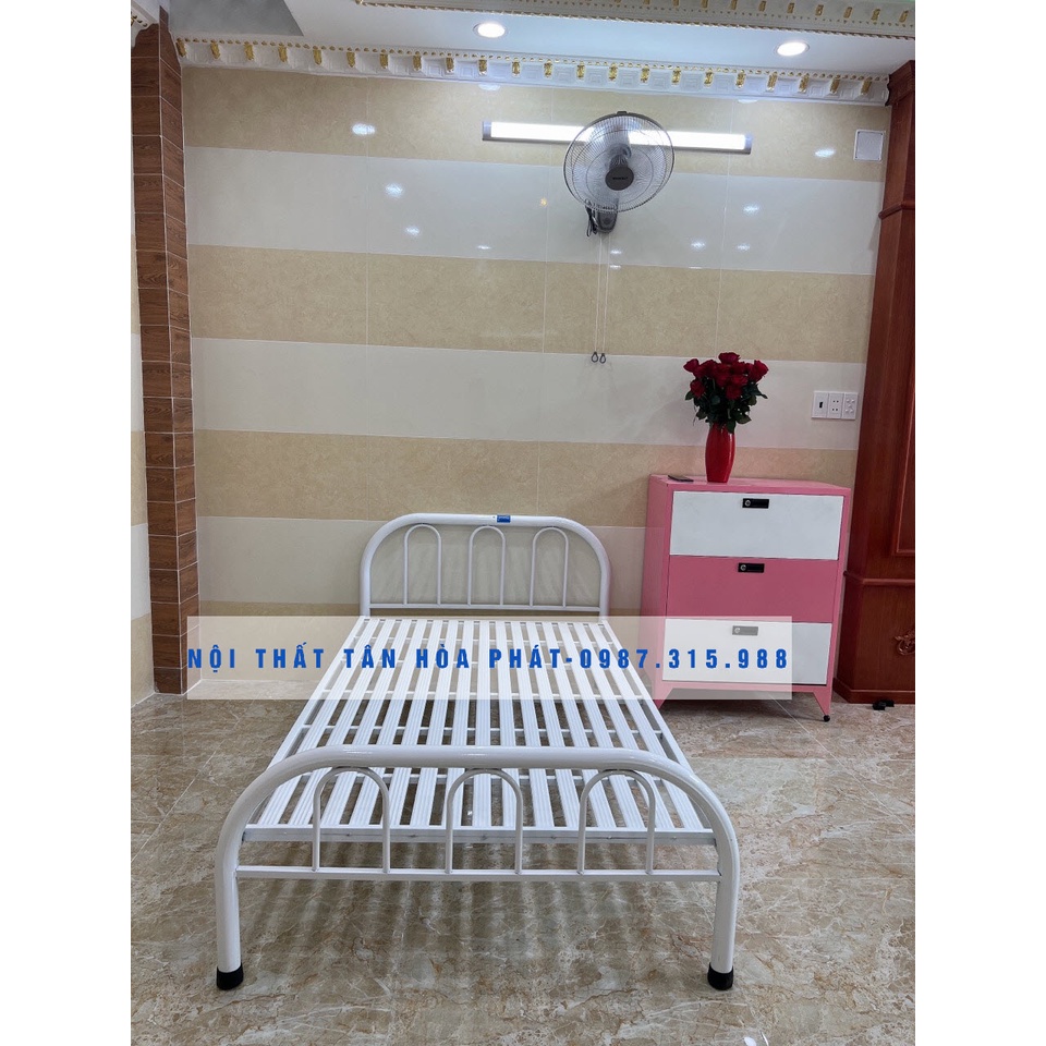 Giường sắt kiểu đơn giản TÂN HÒA PHÁT nhiều kích thước từ 1m đến 1m8
