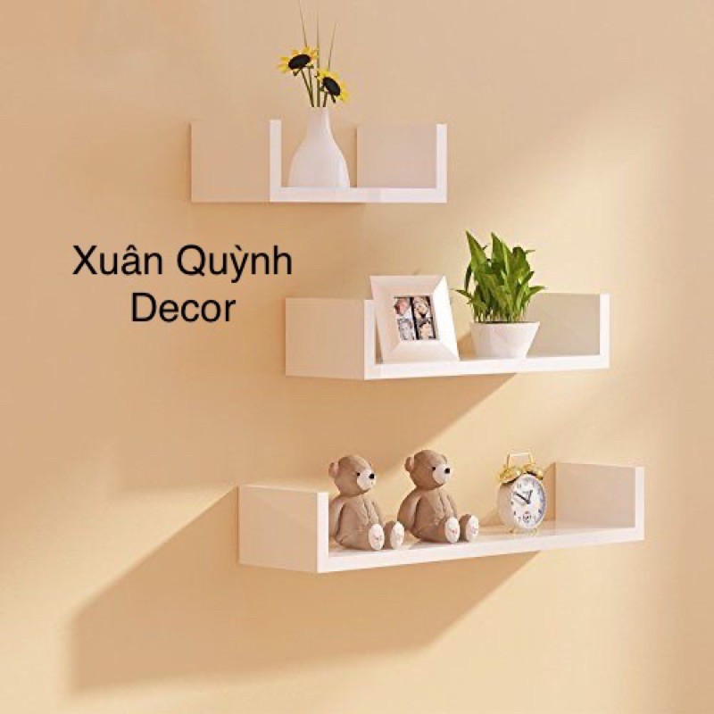 Kệ chữ u 2 màu trắng đen để, sách trang trí giá xưởng | BigBuy360 - bigbuy360.vn