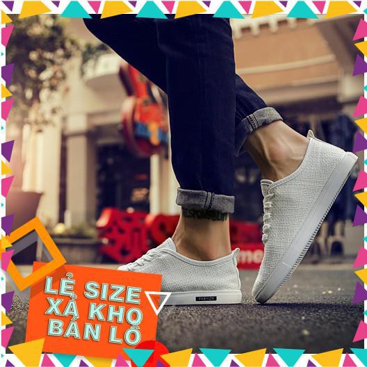 unisex freeship Giày nam sneaker vải thoáng khí G503