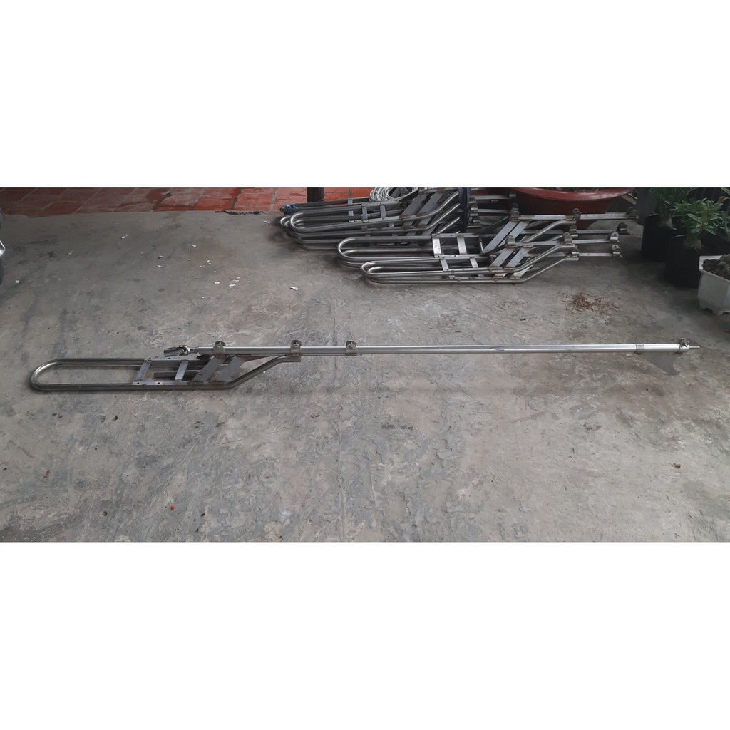 Giàn láp inox dùng cho máy xăng cốt xéo từ 5,5 đến 7,5 hp