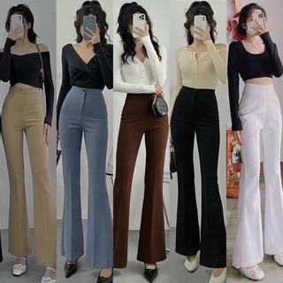 QUẦN TÂY ỐNG LOE LƯNG CAO (KÈM VIDEO HÌNH THẬT)