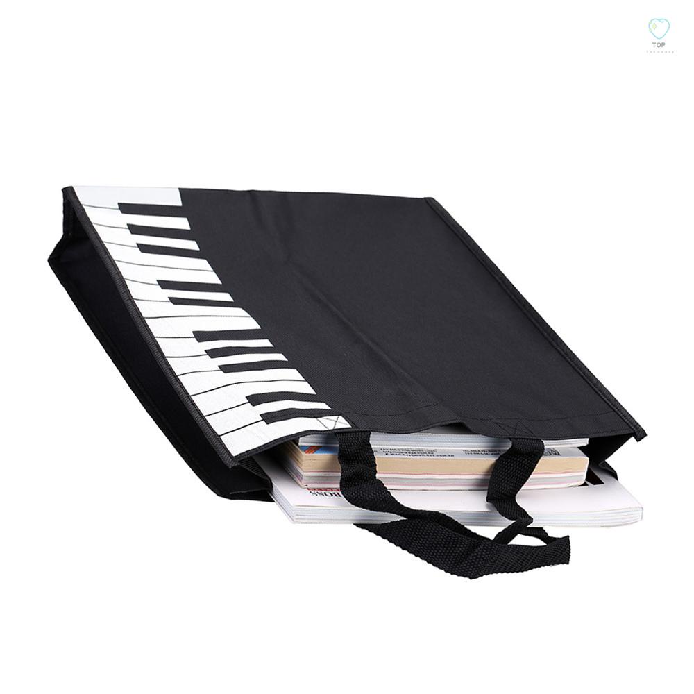 Túi Xách Tote Họa Tiết Phím Đàn Piano