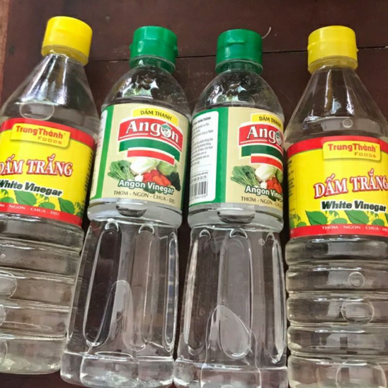 Chai dấm gạo Trung Thành 450ml-500ml