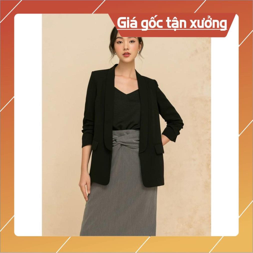 ÁO VEST- BLAZER CỔ TAY NHÚN CỔ SAM DÁNG SUÔNG NHẸ 2 LỚP 💕💕💕 | BigBuy360 - bigbuy360.vn