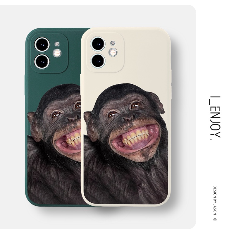 Ốp lưng GUMAN cạnh vuông dễ thương đẹp ngộ nghĩnh kute cho iPhone 14 13 12 11 Pro Max SE 2020 X XR XS ip 8 7 6 6S Plus B41