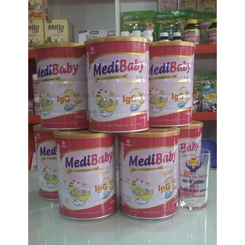 ComBo 6 lon Sữa Medibaby 900g dành cho trẻ từ 0-12 Tháng tuổi