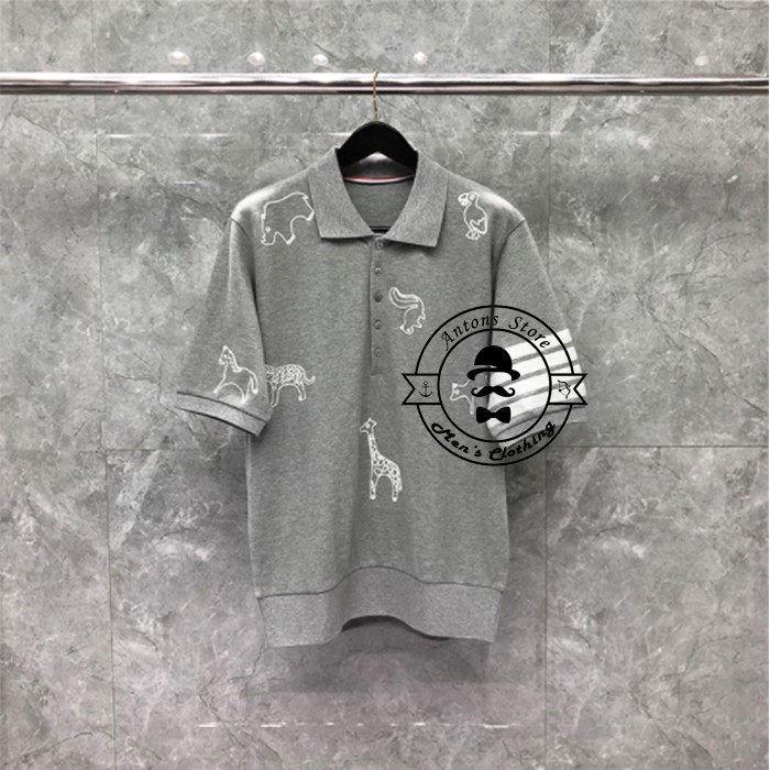 Áo Polo Thom Browne Họa Tiết