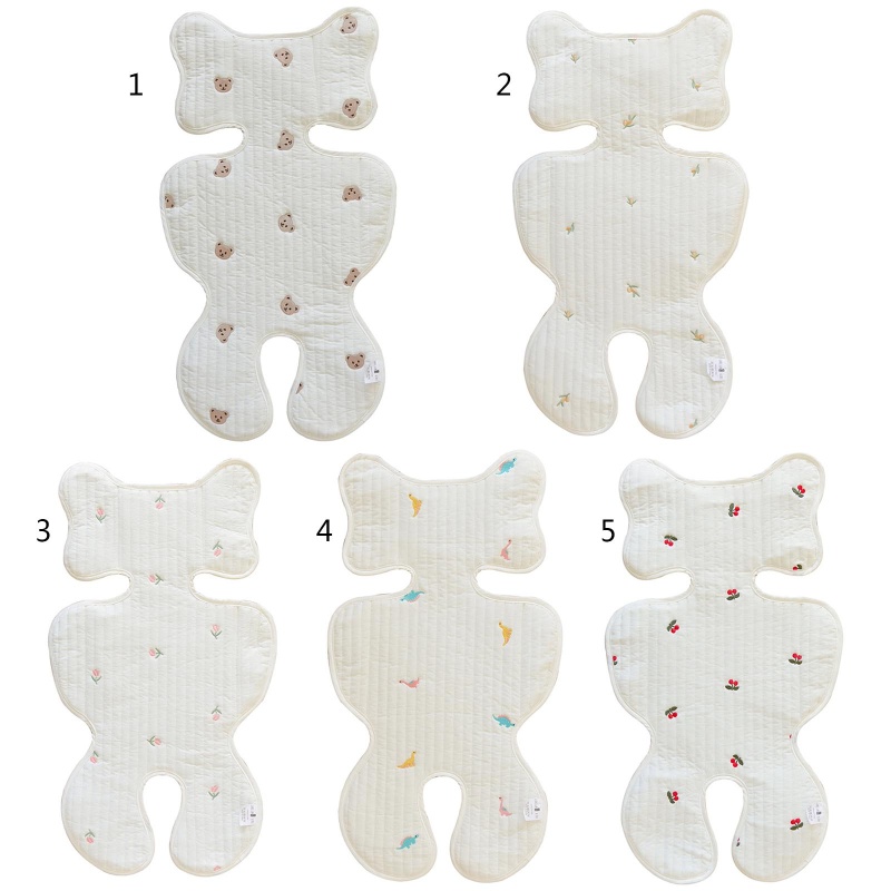 Đệm lót xe đẩy em bé chất liệu lưới cotton mềm mại thoáng khí 3d