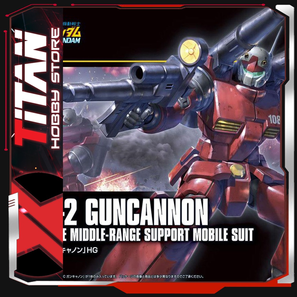 Mô hình Lắp Ráp Nhựa Gunpla HG UC 1/144  Guncannon Revive Gundam Bandai Japan