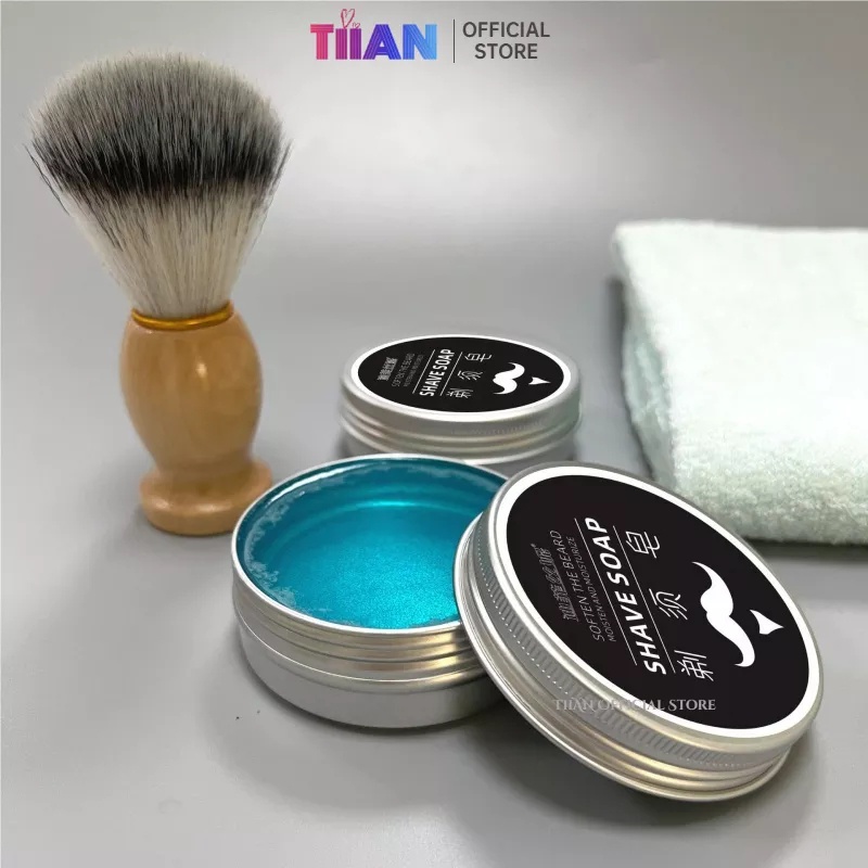 Kem Cạo Râu Tạo Bọt Mềm Mại Có Hương Thơm Gỗ Đàn Hương Dành Cho Nam Giới