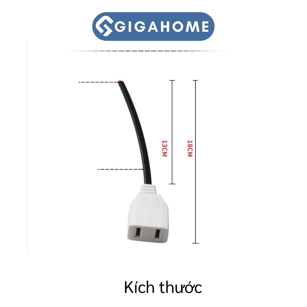 Phích Cắm Điện GIGAHOME Kết Nối Dây Điện Bị Hỏng, Cách Nhiệt Tốt 6290