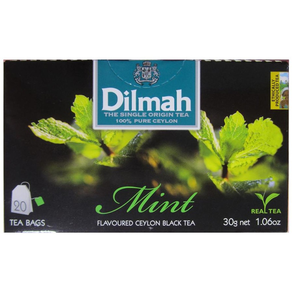 [CHÍNH HÃNG] Trà Dilmah Hương Bạc Hà Hộp 30g (1,5 g x 20 gói túi lọc)