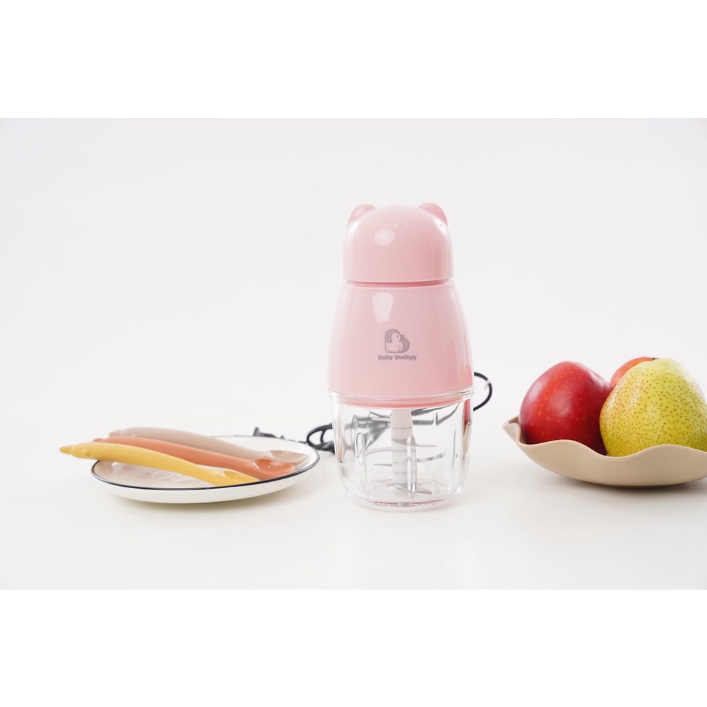 Máy xay đồ ăn dặm cho bé BABY DUCKYY 0.3L 6 lưỡi dao