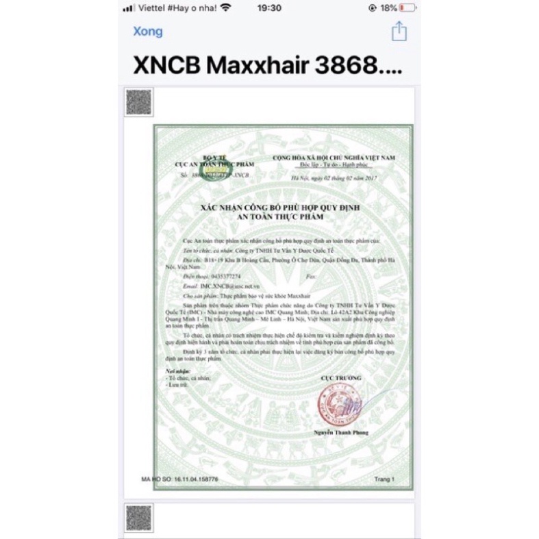 Maxhair - Mọc tóc nhanh ,ngăn ngừa rụng tóc