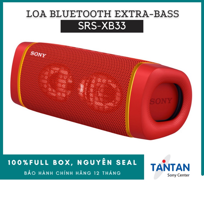 Loa BLUETOOTH EXTRA BASS Sony SRS-XB33 | Sạc điện thoại - Chống sốc, Chống nước IP67 - Stamina - Type-C