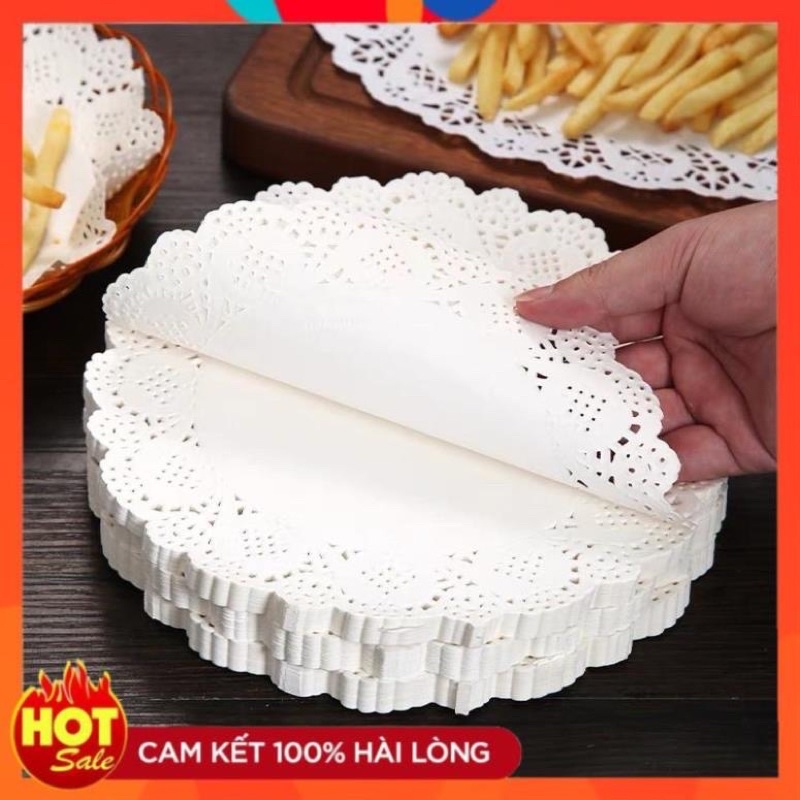 Giấy Thấm Dầu Hoa Văn