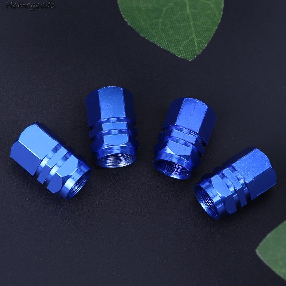 Good shop❦4pcs Aluminum Alloy Car Wheel Tire Valve Air Caps Stem Covers