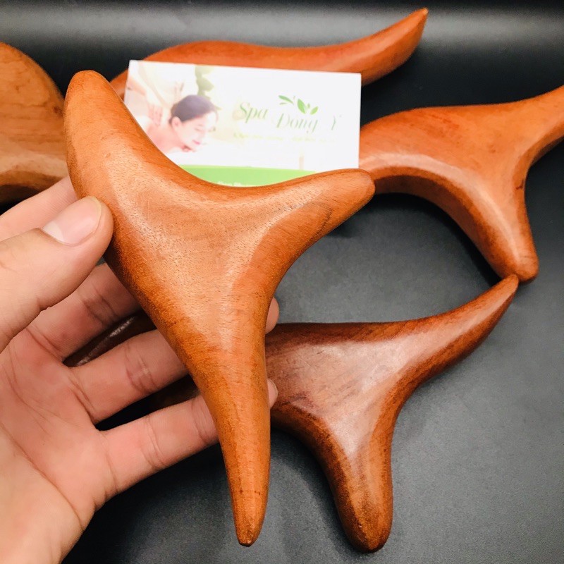 Ấn huyệt 3 chân bằng gỗ dùng cho body