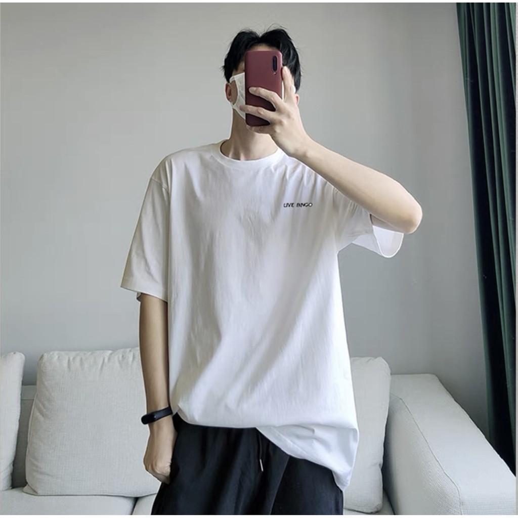 [AT0109] Áo thun nam nữ - Áo phông Unisex tay lỡ LIVE BINGGO basic, dáng rộng streetwear trẻ trung, năng động | BigBuy360 - bigbuy360.vn