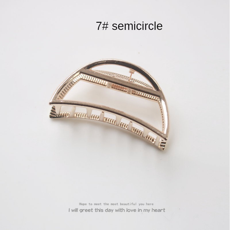 Kẹp Tóc Kim Loại B146 Thiết Kế Phong Cách Hàn Quốc Đơn Giản Dành Cho Nữ