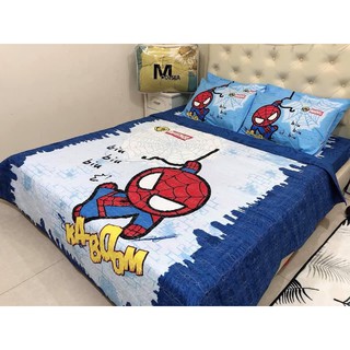 SÉT HÈ 5 MÓN COTTON POLY 3D - SIÊU NHÂN NHỆN